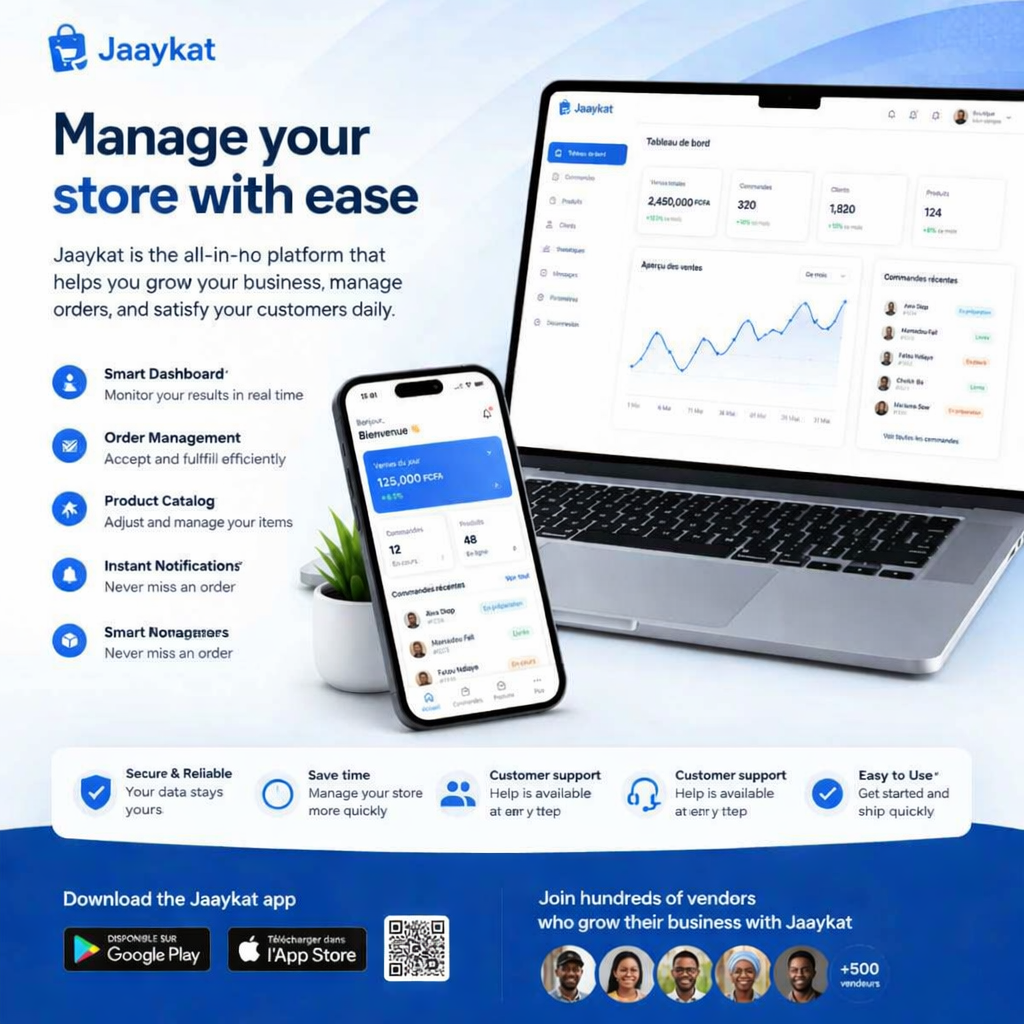 Jaaykat seller dashboard